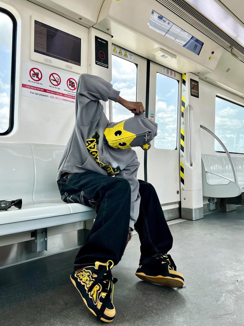 Thesupermade Star Embroidered Hooded Sweatshirt - 1843