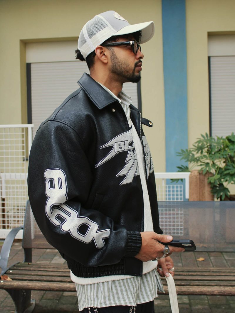 Thesupermade American Vintage Street PU Leather Jacket - 1821