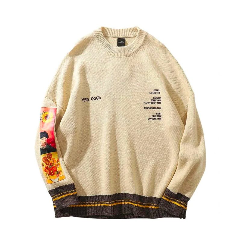 Van gogh retro sweater